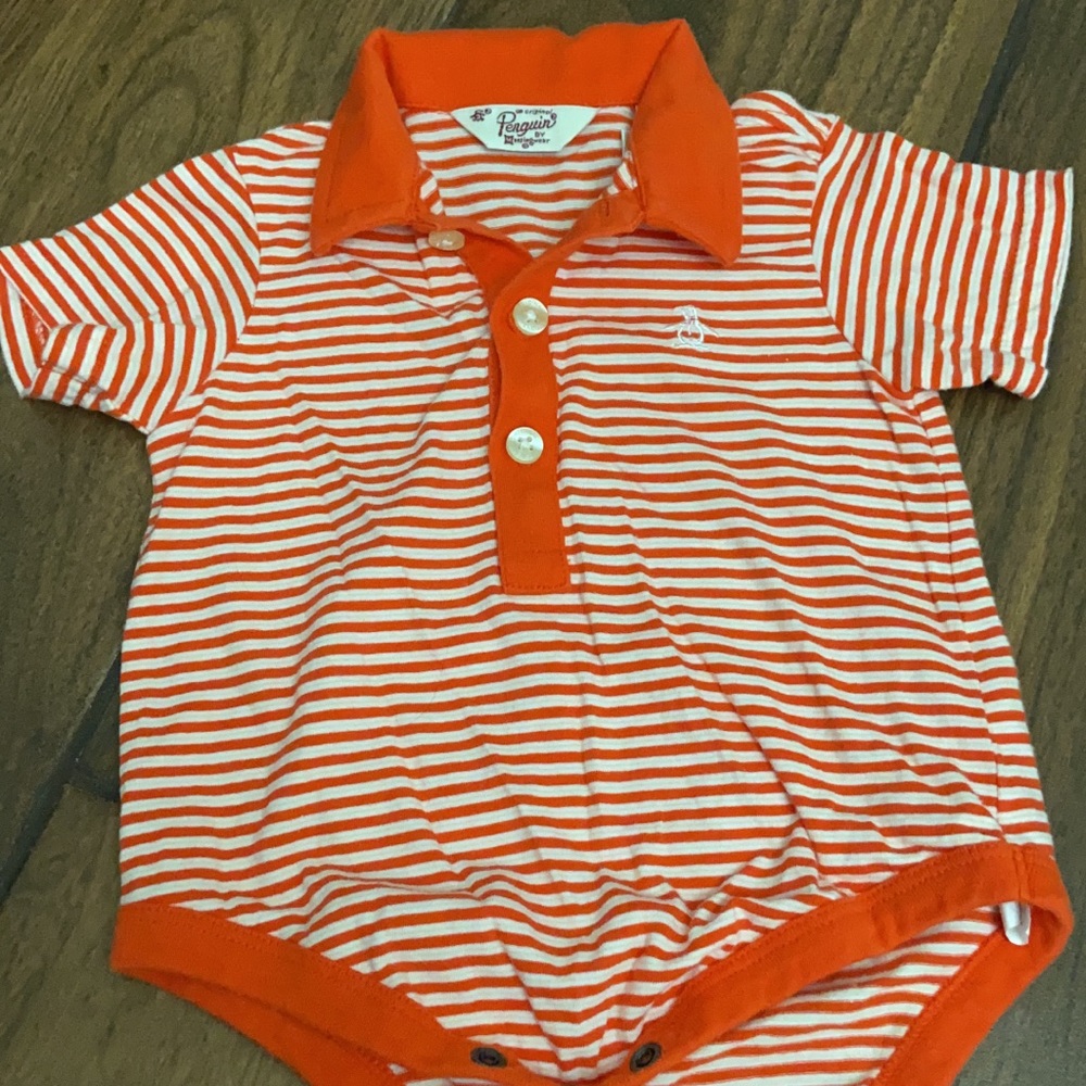 Penguin baby onesie